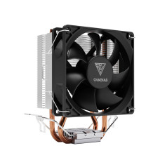 GAMDIAS Boreas E1-210 Mono Air Cooler, LGA 1700 / AM5 Compatibility, 92mm Fan, 34.6 CFM Air Flow, 2200 RPM Fan Speed, 31 dBA Noise Level, 3-Pin PWM Connector Type, Black | BOREAS E1-210 MONO
